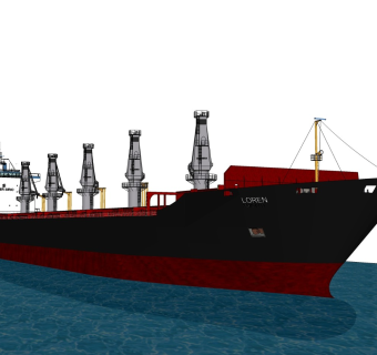 精细民用船只模型 游轮 货轮  (19)